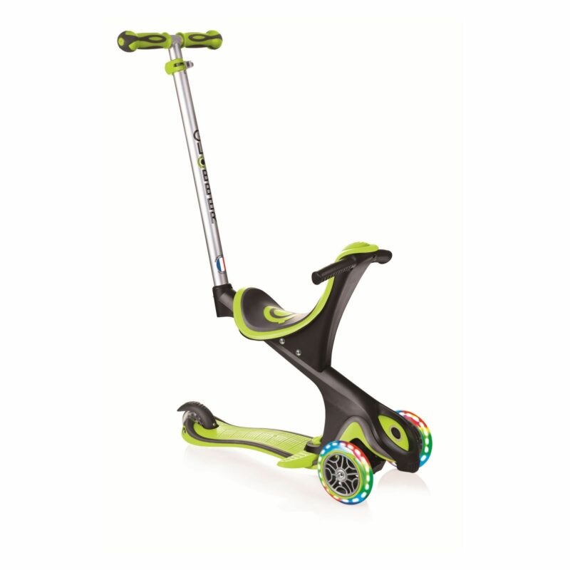 Самокат Globber EVO COMFORT LIGHTS 5 в 1 Зелений (459-106) купити уить