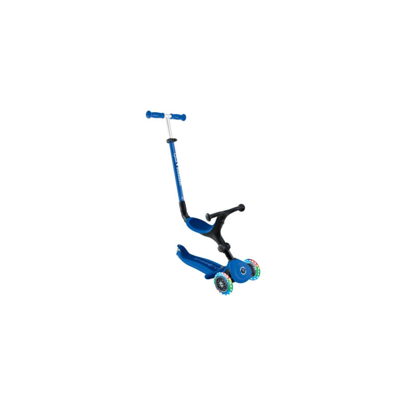Самокат Globber Go Up Active 1+ до 20/50 кг Led синій/темно-синій (744-100) купити уить