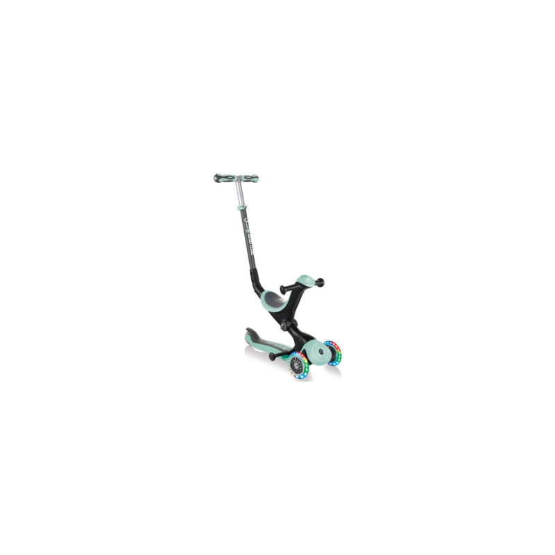Самокат звичайний Globber Go Up Deluxe Lights 5 в 1 Led м’ятний (646-206) купити уить