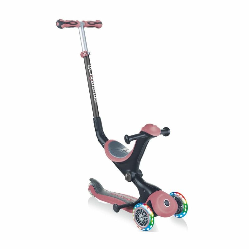 Globber Go Up Deluxe Lights Led 5 в 1 рожевий (646-210) купити уить