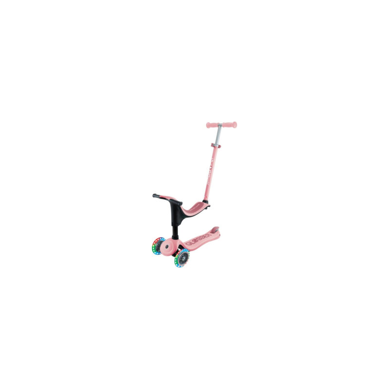 Globber Go Up Active 1+ до 20/50 кг Led  фісташково-рожевий (744-110) купити уить