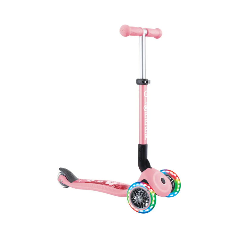 Globber Flow Foldable 125 до 100 кг 6+ 2 колеса Блакитно-рожевий (473-707) купити уить