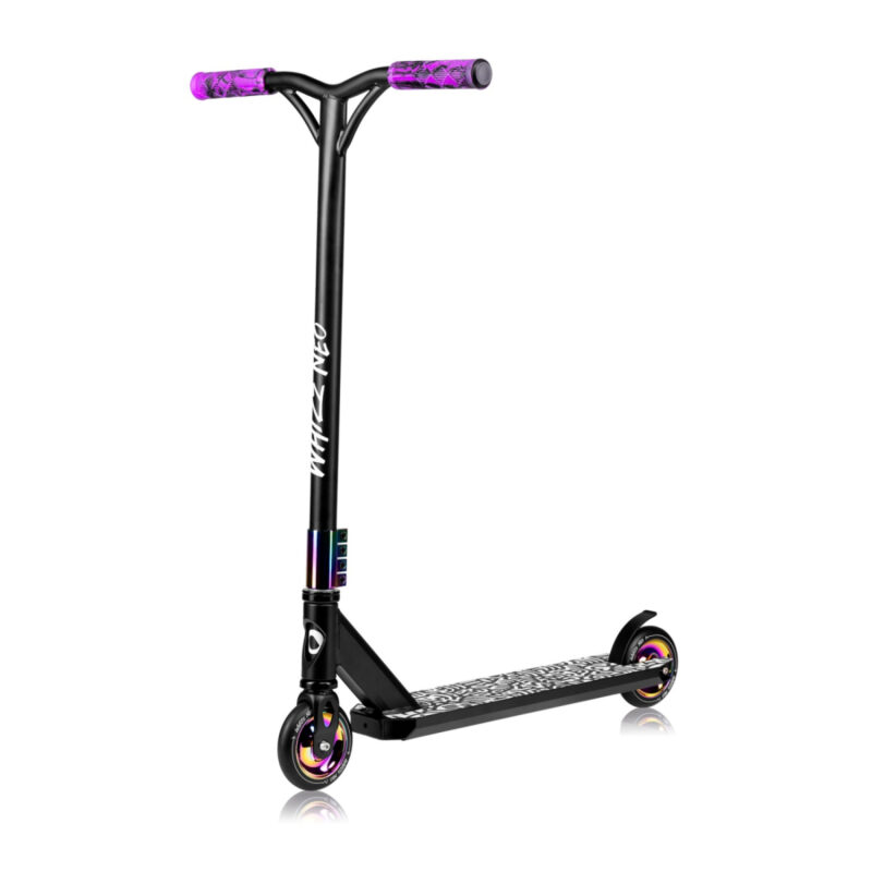 Самокат трюковий Lionelo Whizz Neo Black Carbon Multicolor (LO-WHIZZ NEO BLACK CARBON MULTICOLOR) купити уить