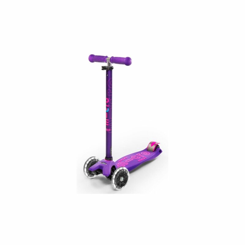 Самокат звичайний від 5 років Micro Maxi Deluxe Purple LED (MMD066) купити уить