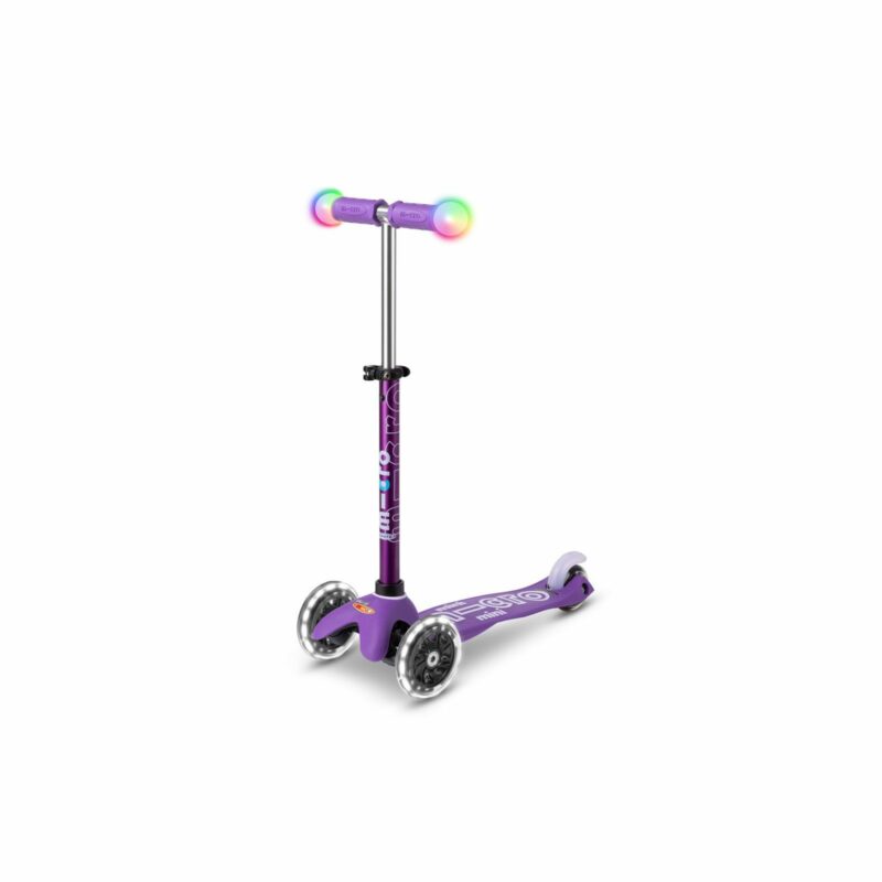 Самокат звичайний від 2 років Micro Mini Deluxe Magic Purple LED (MMD129) купити уить